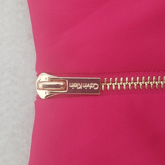 CALVIN KLEIN Pink Sleeveless Dress NWOT - Picture 5 of 13